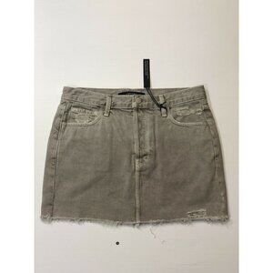 J BRAND Women Denim Pale Ash Distressed Button Fly